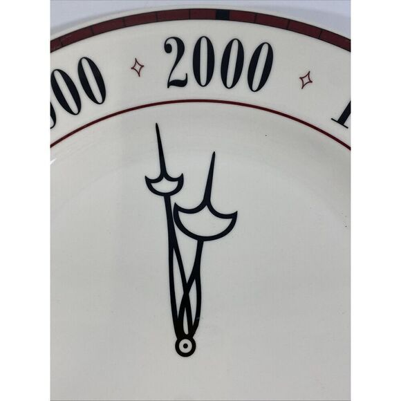 Vintage Syracuse China BPOE Elk Lodge Millennium Clock 2000 Platter 12” - Picture 3 of 8